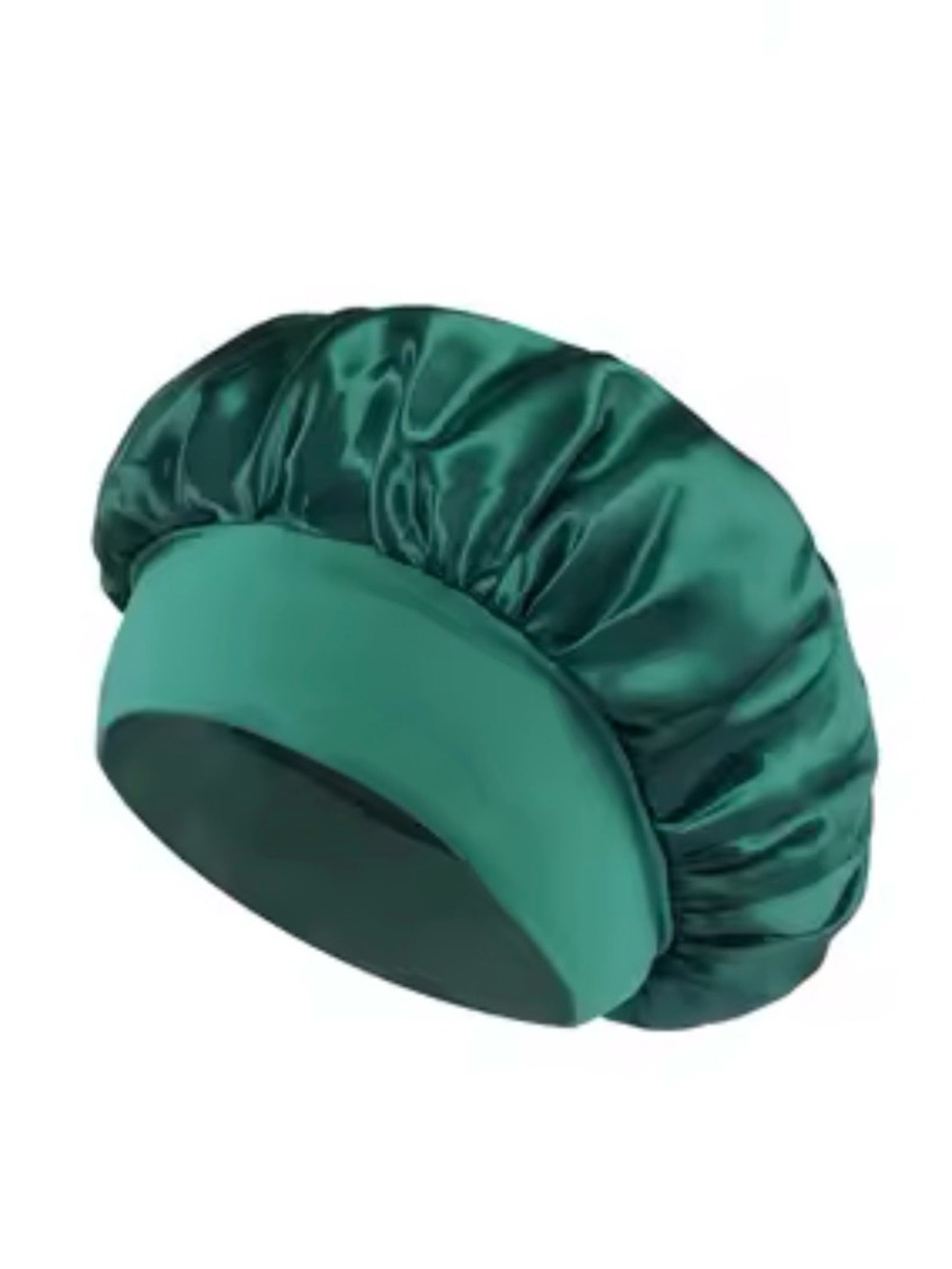 Satin Sleep Bonnet - Emerald Green